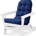 Adirondack Chair Cushion, Thick Indoor/Outdoor Rocking Chair Cushion with High Elasticity PP Cotton Water-Resistant Patio Furniture Cushions High Back Seat Pads for Porch Yard Lawn Chairs 44x19x4