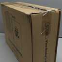 SUNEE 3 Ring Binder 1.5 Inch 10 Pack, Clear View Binder Three Ring PVC-Free (Fit 8.5x11 Inches) for School or Office Supplies, White