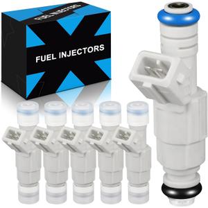 0280155962 Fuel Injectors For:-Ford Explorer 4.0L 1999 2000 For:-Ford Ranger 4.0L 1998 1999 2000 For:-Mazda B4000 4.0L 1998 1999 2000 2001, 842-12205, 84212205, 0-280-155-962(6 Pcs)