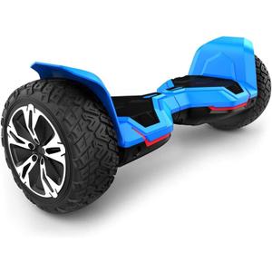 Gyroor Warrior G2 8.5"Off Road SelfBalancing Scooter for Kids Adults, Blue | 8.5 inch all terrain hoverboard with Bluetooth speaker & LED lights. UL 2272 certified self balancing board for kids