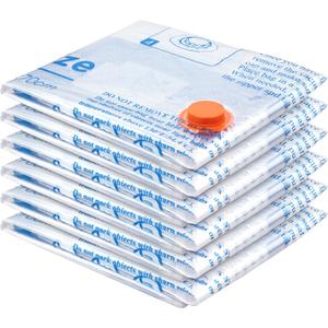 Vacuum Storage Bags 6XXL, Space Saver Sealer Bags, Airtight Compression Bags for Clothes, Pillows, Comforters, Blankets, Bedding