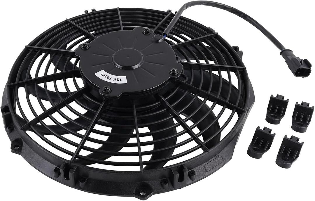 78-1560 Condenser Fan Replacement for Thermo King Tripac & Evolution APU, 12V 12 Inch 1451 CFM Puller