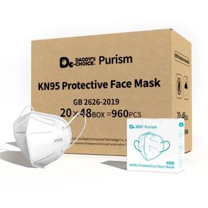 Daddy's Choice KN95 Protective Face Mask 20pcs/box, 960pcs/carton, 48 boix