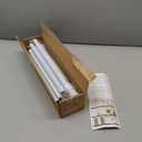 2 Pack Tension Curtain Rod 30 to 64 Inch White Curtain Rod Adjustable Expandable Spring Tension Curtain Rod No Drilling 7/8" Spring Loaded Curtain Rods for Windows Bedroom Closet Doorway Door