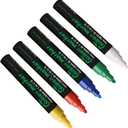 Queen Bee Marking Kit - 5 Standard Colors Marker Pen Set with 4 Clear Plastic Queen Catcher Clips, Safe Gentle Queen Bee for Beekeeping Beginners