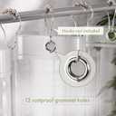Bath Shower Curtain Liner, 6 x 3 Ft Clear Shower Curtain Liner, Waterproof Plastic Shower Liner