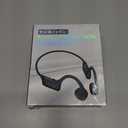 2026 New Bone Conduction Headphones, Bluetooth 6.0 Open Ear Headset with Mic, IPX5 Waterproof & 10H Playtime, Lightweight and skin-friendly material, Sports Earbuds for Running, Cycling, Gym Workouts. (Black)