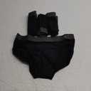 DAVID ARCHY Seamless Men's Briefs Micro Modal Ultra Soft Breathable No Fly Support Pouch Mens Underwear Briefs 4 Pack (Black)