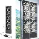 27.6-29.5in Adjustable Speed Quiet Vertical Window Fan for Sliding Windows