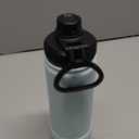 koodee Insulated Water Bottle, 18 oz Stainless Steel Double Wall Vacuum Wide Mouth Sport Bottle with Leakproof Spout Lid Bby Blue