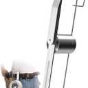 Drywall Tape Holder, Iron Drywall Tape Reel, Heavy Duty Powder Coated Steel Prevents Rusting, Holds up to 500 feet of Tape, Fast Loading Retaining Pin Drywall Reel Lift for Wall Corner