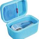 2 x Hermitshell Travel Case for BEAUTURAL Fabric Shaver and Lint Remover Sweater Defuzzer (Only Case)(Blue)