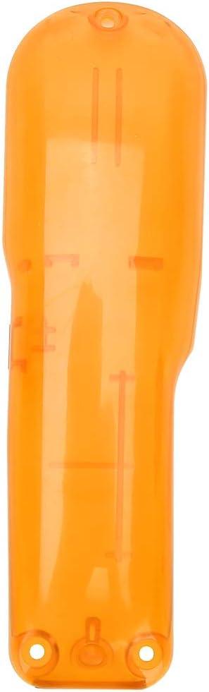 Brrnoo Hair Clipper Replacement Cover,Hair Clipper Replacement Cover Electric Hair Cutter Trimmer Cover Shell Hair Clipper Transparent Protective Cover 8148/8591(Transparent Orange)