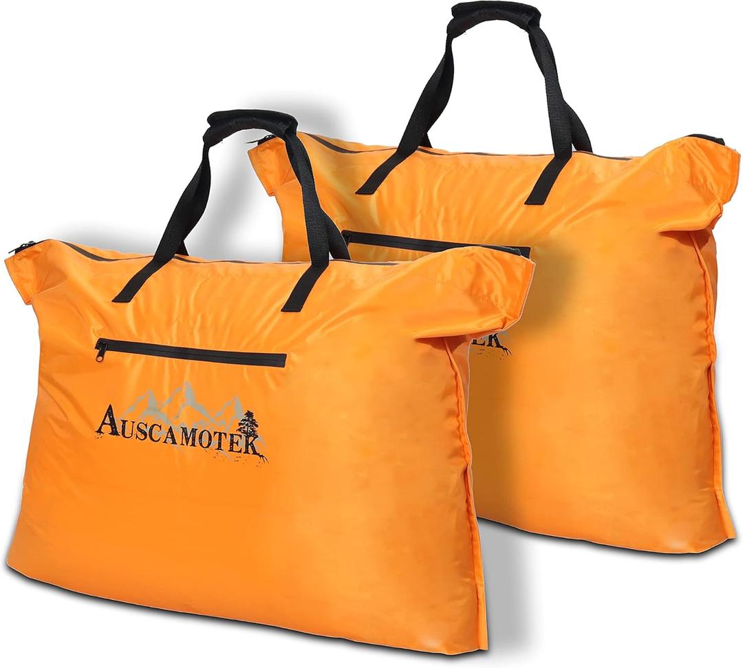 AUSCAMOTEK Scent Control Bags for Hunting Clothes and Accessories Water-Resistant 33 x24 inches (Orange)