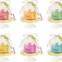 Talking Tables Truly Alice Mad Hatter Cake Domes for a Tea Party or Wedding, Multicolor (6 Pack)