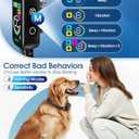 DINJOO Bark Collar, Dog Bark Collar for Large Medium Small Dogs,Smart Bark Collar,Rechargeable Anti Barking Training Collar with 8 Adjustable Sensitivity,Bark Shock Collar with Beep (Dark Black) (1Pack)