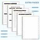 4 x 2026 Planner, Weekly and Monthly Calendar Academic Planner, Jan 2026 - Dec 2026, Planning Agenda Book for Desk Accessories and School Supplies - A5 (6.3'' x 8.5'')