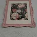Laura Ashley 11x14 Pink Ornate Textured Hand-Crafted Resin Picture Frame, Wall Mount, Decorative Floral Design Home Dcor, Photo Gallery, Art, More (Pink, 11x14 (Matted 8x10))