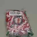 Red and White Striped Dog Halloween Costumes 2 Pcs Puppy Jumpsuit with Hat for Halloween Party (Red and White, Small)