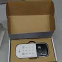 myQ Smart Garage Door Video Keypad with Wide-Angle Camera,Customizable PIN Codes,and Smartphone ControlTake Charge of Your Garage Access Works with Chamberlain, LiftMaster and Craftsman openers,White