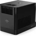 Vornado EV3 Whole Room Evaporative Humidifier, 1.5 gal Capacity, Electronic Humidistat, Top Fill, 54-Hour Run Time, 10 Speed Settings, Energy Efficient, 2 Antimicrobial Wicks, Easy To Clean, Black