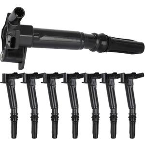 ECCPP ignition coils Pack of 8 UF865,coils packs,for Ford F-250 Super Duty 2018-2020,F-350 Super Duty 2018-2020,E-350 Super Duty 2018-2019,E-450 Super Duty 2019,6.2L HL3Z12029B,E1365,ICA36236