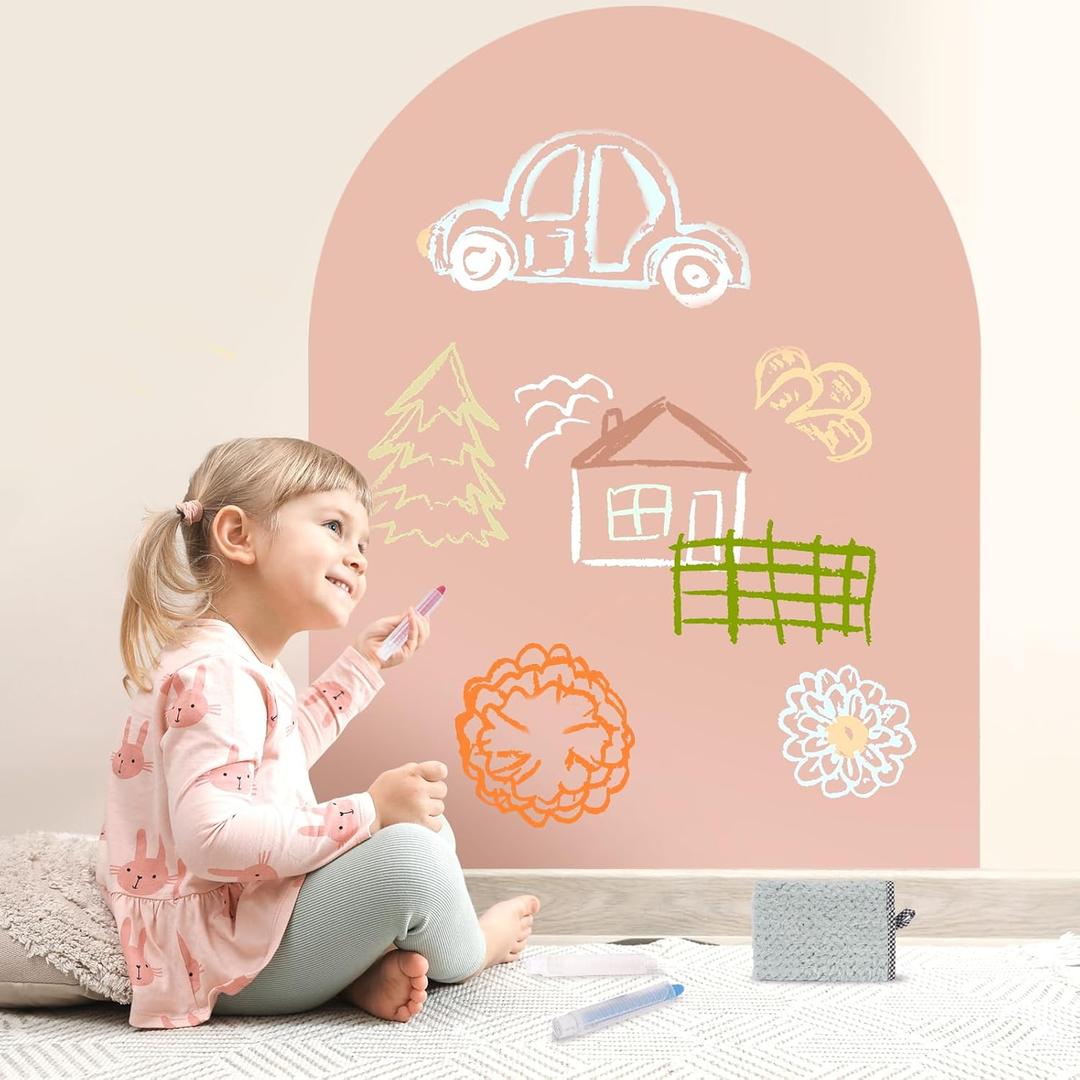 Magnetic Arch Wall Decal for KidsCamel Pink