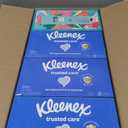 Kleenex Trusted Care Facial Tissues, 8 Flat Boxes, 200 Tissues per Box, 2-Ply (White)