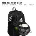 adidas Stadium 4 Soccer Backpack Team Sports Bag with Ball Pocket, 36L