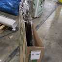 Stainless Steel Art Rolling TV Cart, Mobile TV Stand for 65-110inch TVs, Heavy Duty TV Stand with Wood Shelf&Large Storage Pegboard 220 lb. Load Capacity, Max VESA 1200x600mm (Style 1)