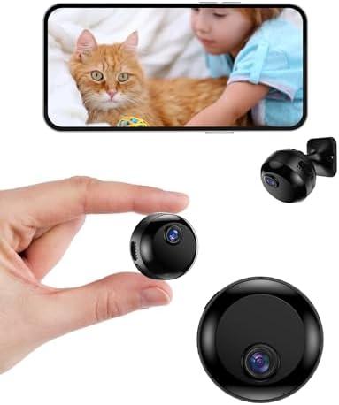 LuminiCam Mini Camera Wireless 1080P Wi-Fi Hidden Camera for Indoor Security Pet Monitoring, Motion Detection & Night Vision Nanny Cam Pet Cameras