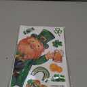 90PCS St Patricks Day Window Clings,Reusable St Patricks Day Decorations,Double Sided Green Shamrock Window Clings,Irish Static Saint Patrick's Stickers for Glass,St Patrick’s Day Decor(9 Sheets) 2 Pack