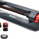 Eden 96213 Lawn & Garden Essential Oscillating Sprinkler | Water Sprinkler for Yard,Covers up to 3,600 sq. ft., Heavy Weight Base (16 Nozzles)