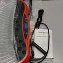 Vibration Plate Exercise Machine, Health & Fitness Full Body Vibration Platform, Portable Vibration Plate Platform for Weight Loss Home Fitness, Lymphatic Drainage, w/Resistance Bands+Remote (Red)