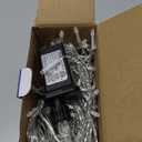 Qunlight Orangie 8 Modes LED Icicle Lights, 9.8 FT 96 LED Fairy String Lights Plug in Extendable Curtain Light String Christmas Lights for Bedroom Patio Yard Garden Wedding Party (Cool White)