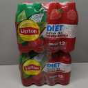 2 x Lipton Zero Sugar Iced Tea, Green Tea Mixed Berry, 16.9 fl oz Bottles, (12 Pack), 100% DV Vitamin C (EXP 05/11/26)