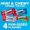 Airheads Mini Candy Bars, Taffy Variety Pack, Individually Wrapped Bulk Candy, Six Assorted Fruit Flavors Artificially Flavored, 5 Pound Bag (EXP 11/01/27)