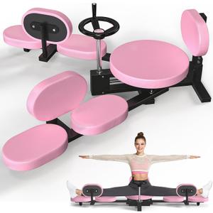 Leg Stretcher, 220LBS Split Machine for Fexibility & Splits Training, 0-200 Adjustable Stretching Equipment for Home Gym, Heavy Duty Steel Frame Leg Stretching Training Machine