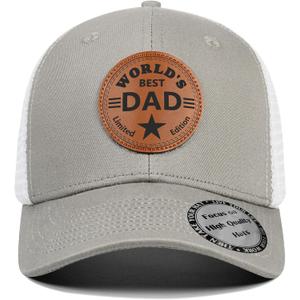 Dad Gifts from Daughter Son Family for Men,Unique Fathers Day Hat Gift for Christmas Birthday (One Size, 13.grey)