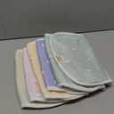 Organic Burp Cloths Baby Boy & Girl - 5-Pack Super Absorbent Cotton Burping Cloths for Babies, Soft & Plush Newborn Spit Up Rags, Infant Towels for Milk Spit Up, Unisex, Large 21" x 10" (Lunaris)