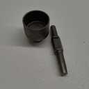 30 mm Hex Shank T Post Driver Pile Socket,30mm Demo Hammer Attachment