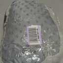 Soft Paw Print Pet Bed – Padded Washable Crate Mat & Sleeping Cushion for Small Dogs & Puppies, Grey