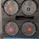 Wireless Buzzers System for Game Show, Family Feud Buzzer with Light, Show Who Buzzed First, 4 Modes, 165ft Distance, Rechargeable Answer Buzzers for Trivia Games, Classroom, Jeopardy, Quizzes Party (8-pack Buzzers With Host)