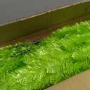 Krelymics 6FT Whimsical Christmas Tree with 200 LED Lights Remote Control & Timer, Artificial Bendable Christmas Tree with DIY Ornaments, Lime Green Xmas Tree with Metal Base