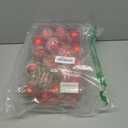 Christmas Ornaments Balls - 30PCS 2.4 Inch Shatterproof Plastic Christmas Balls Sets, Red Small Christmas Tree Ball Hanging Ornaments for Holiday Wreath Party Christmas Tree Decor (F)