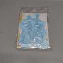 BRIDE Letter Balloons Blue Bows, 40" White BRIDE To Be Balloons for Beach Bach,Bachelorette,Last Toast On Coast,Beach Bridal Shower,Seashells Wedding Decoration,Girls Something Blue Engagement Party