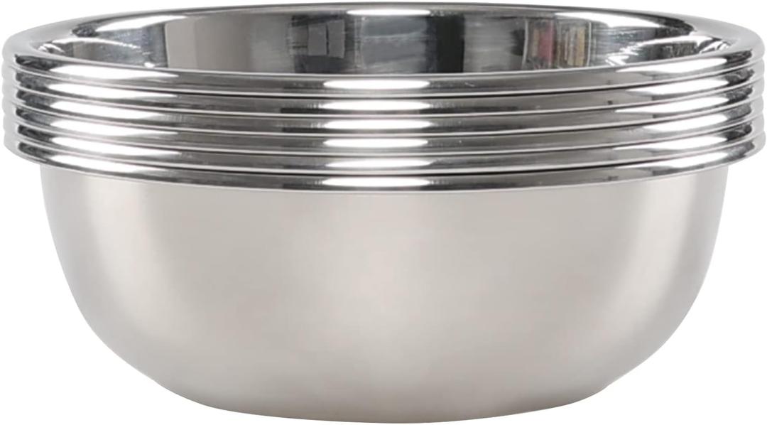 Hespama 6 Pack Stainless Steel Mixing Bowl Set