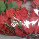 10PCS Bougainvillea Artificial Flowers 30" Silk Fake Bougainvillea Branches Faux Flowers Vines for HomeGardenWeddingPartyIndoor and OutdoorFloral Arrangement and DIY Decorred