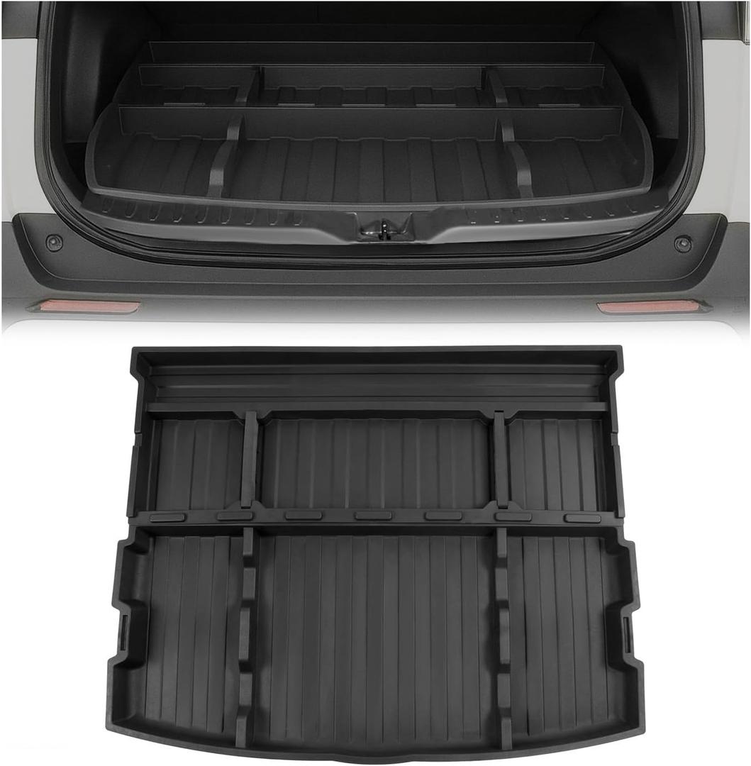 Rear Hatch Trunk Hidden Storage Box Compatible with 2019-2025 Toyota RAV4 (Not Fit RAV4 Prime) Insert Cargo Organizer Storage