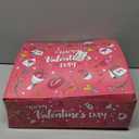 28 Sets Valentine's Day Stationery Return Gifts with Transparent Plastic Cups, Balloons, Bows, Raffia Grass and Pencils for Classroom Valentine's Exchange and School Party Favors(Elegant)